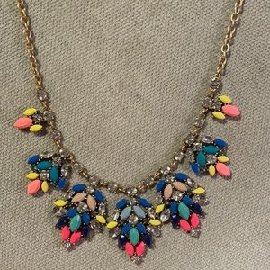J. Crew Multicolor Statement Necklace